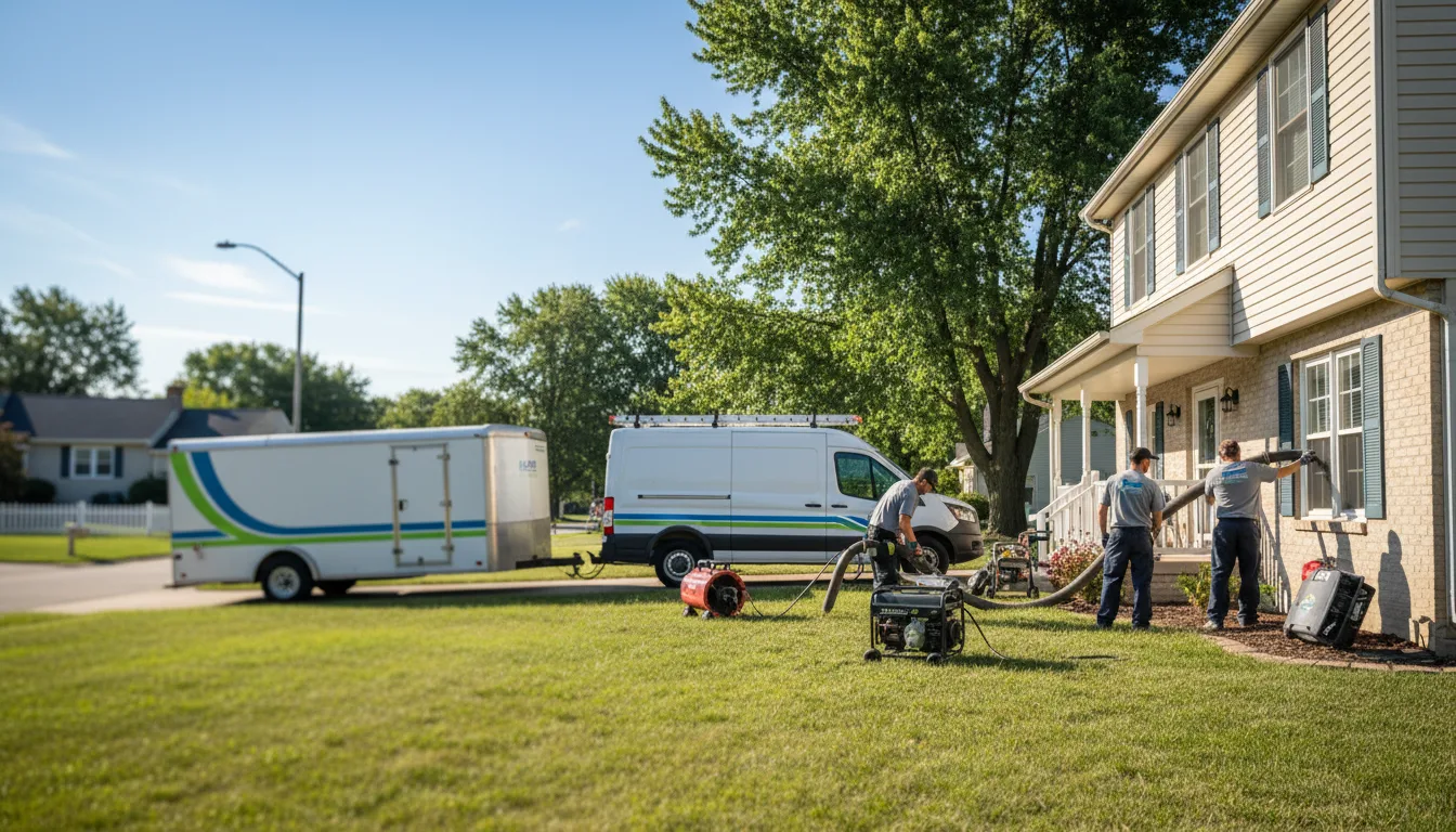 Flooded Basement Restoration And Cleanup With Repair in Quasqueton, IA near me
